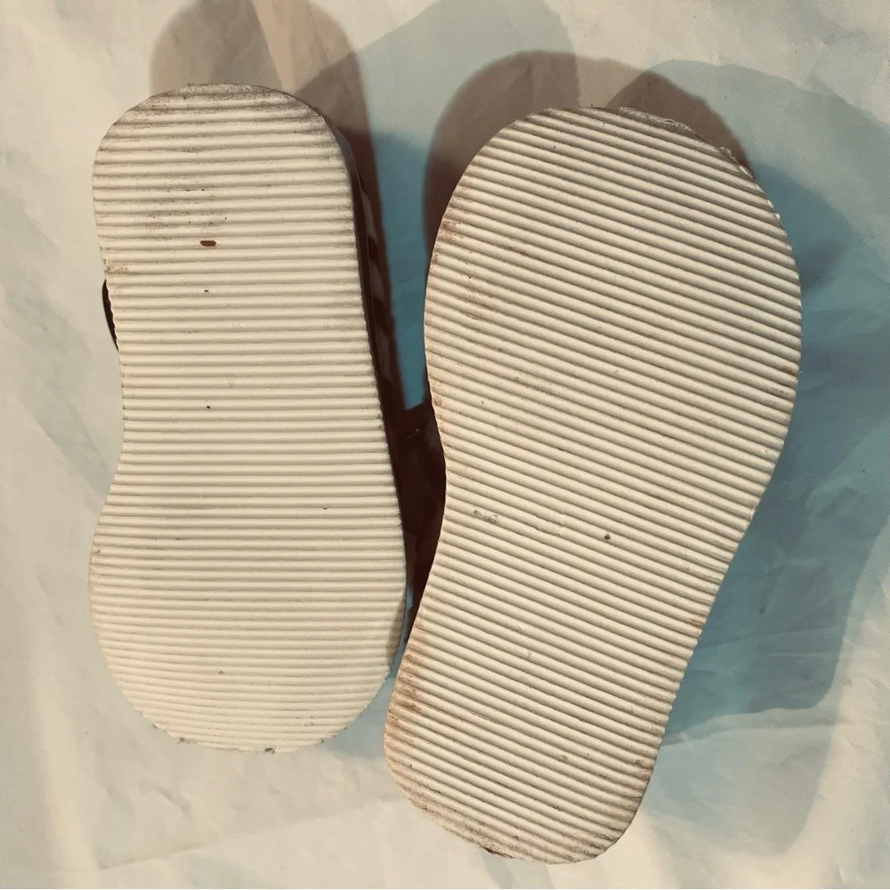 Vintage Gymboree Toddler Girl’s Shoes Size 4 Mod Zebra Furry Mary Jane